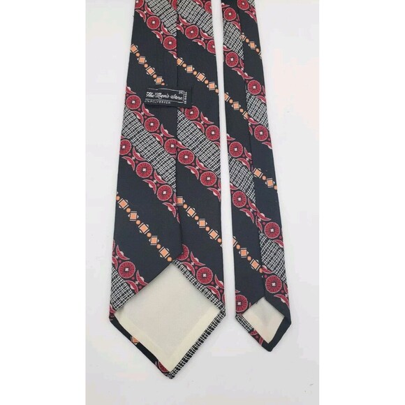 Sears‎ Tie The Mens Store Multicolor Striped Shapes 55.5" - Picture 3 of 5